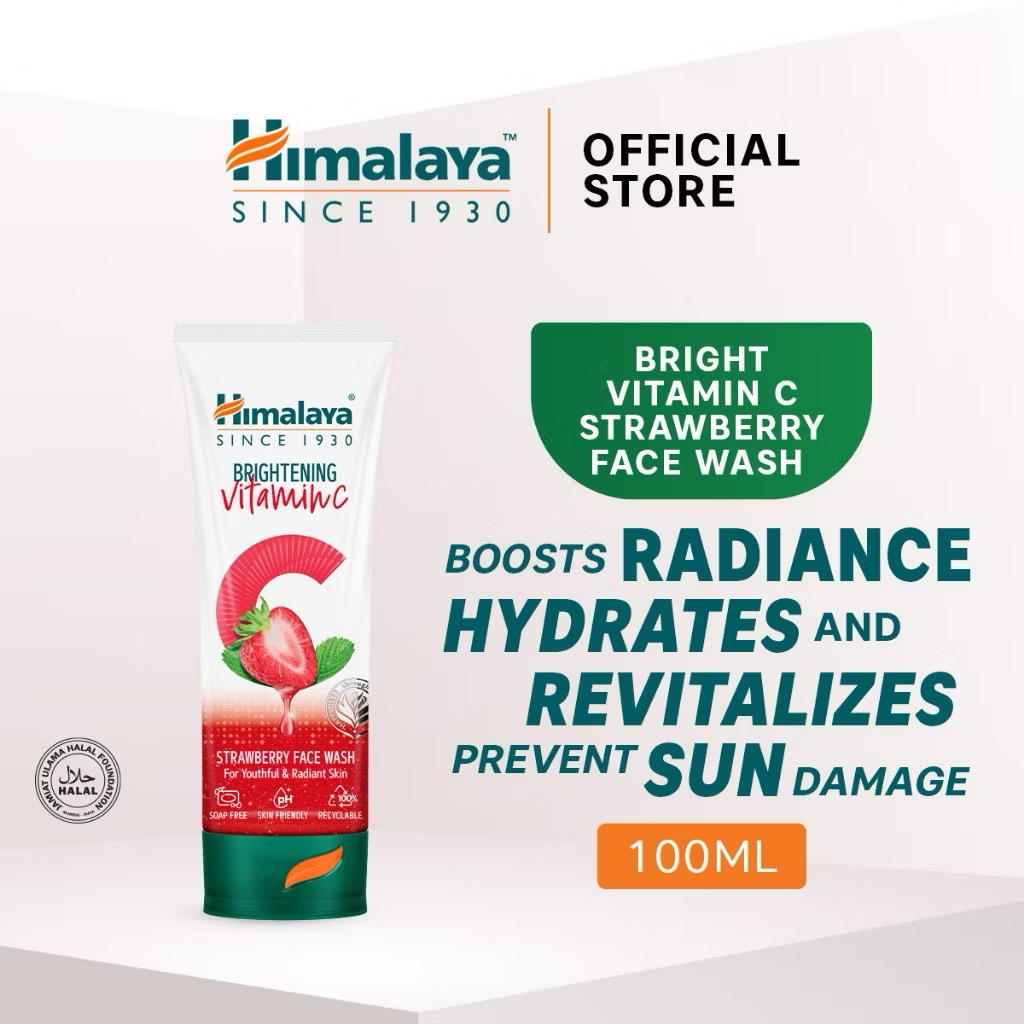 Himalaya Bright Vitamin C Strawberry Face Wash