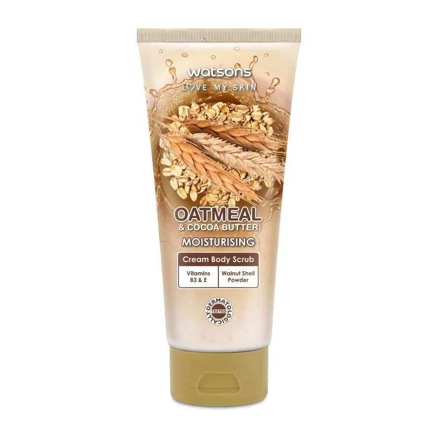 WATSONS Oatmeal & Cocoa Butter Cream Body Scrub