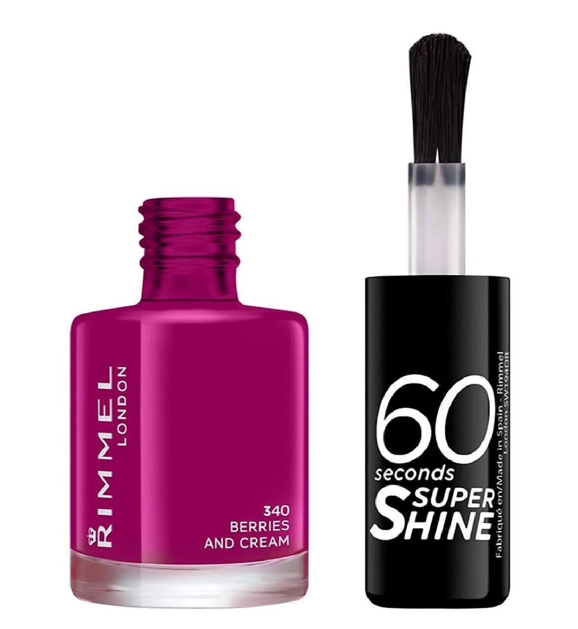 Rimmel 60 Sec Rg Berries And Cream#340-Mauve