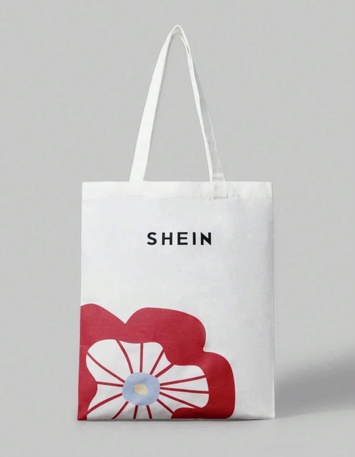 SHEIN floral print shoulder handbag