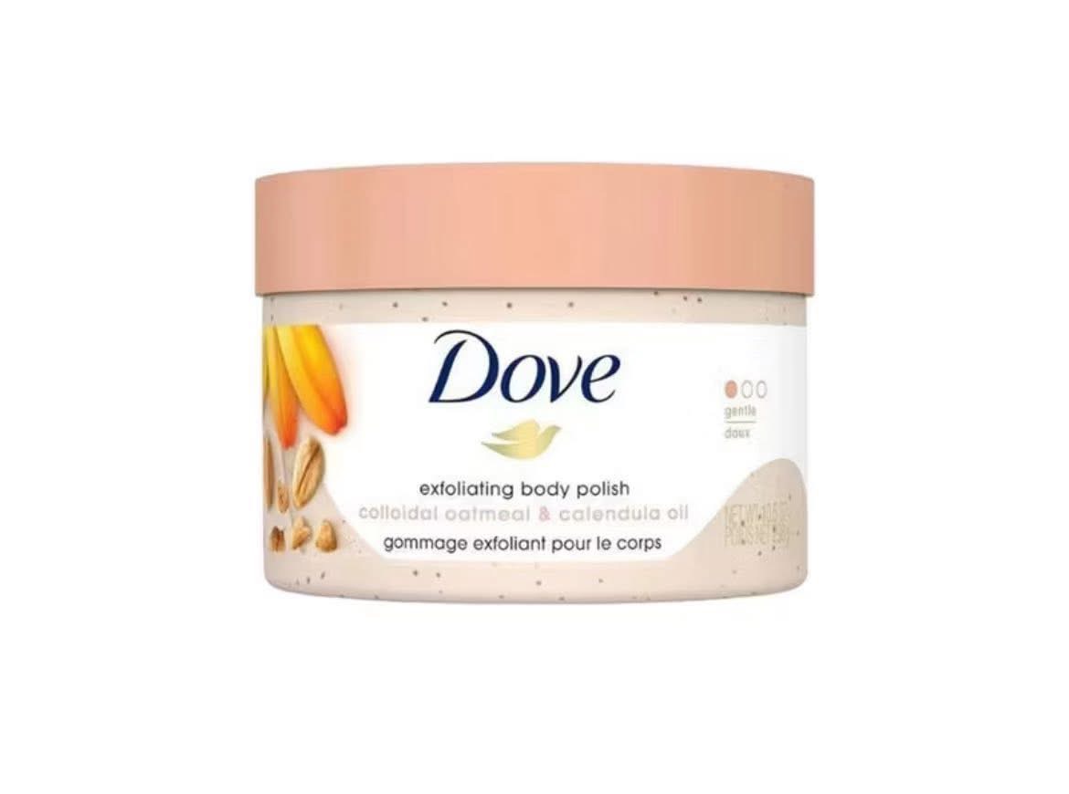 Dove Body Scrub with Colloidal Oatmeal and Calendula Oil