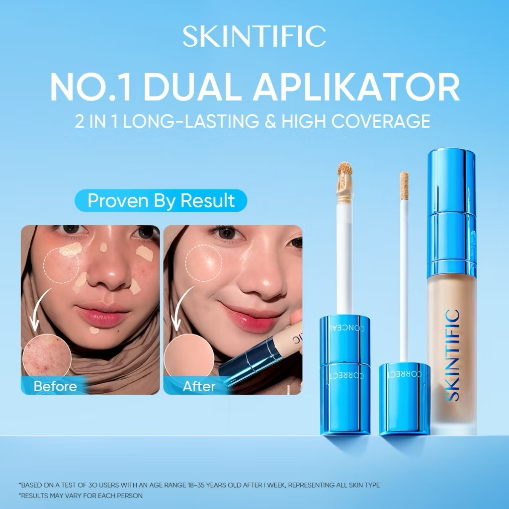 SKINTIFIC Cover Perfect Serum Concealer foundation full coverage 5ml