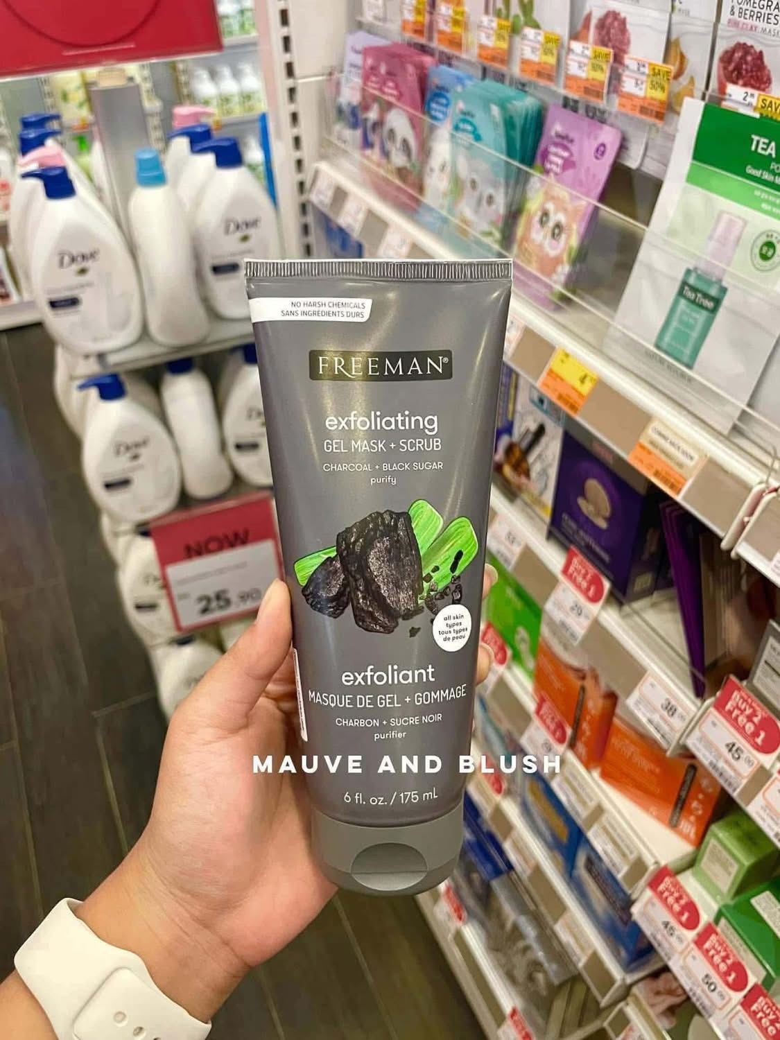 The Freeman Beauty Charcoal & Black Sugar Mask & Scrub