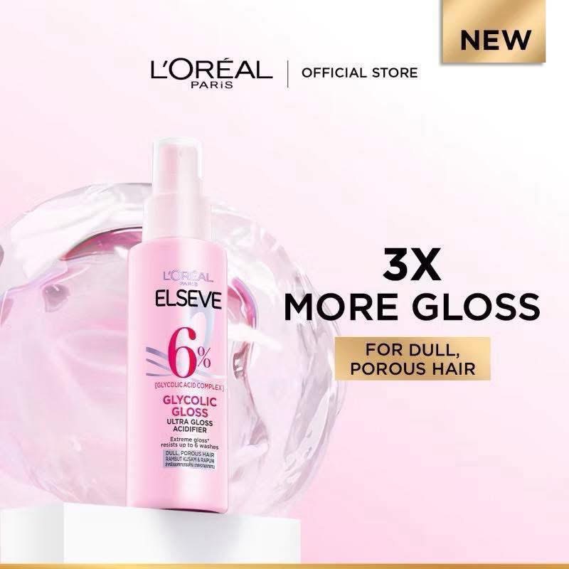L'Oréal Paris Elseve Glycolic Gloss 5-Minute Ultra Gloss Acidifier