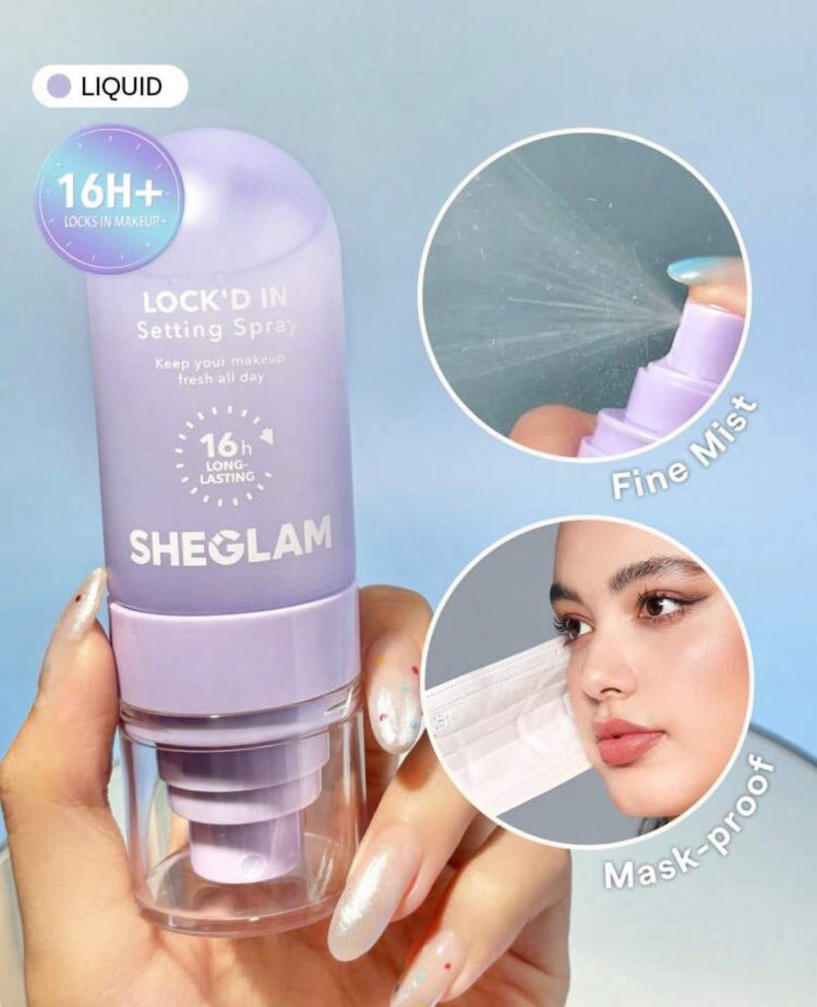 Sheglam Lock’D in setting spray