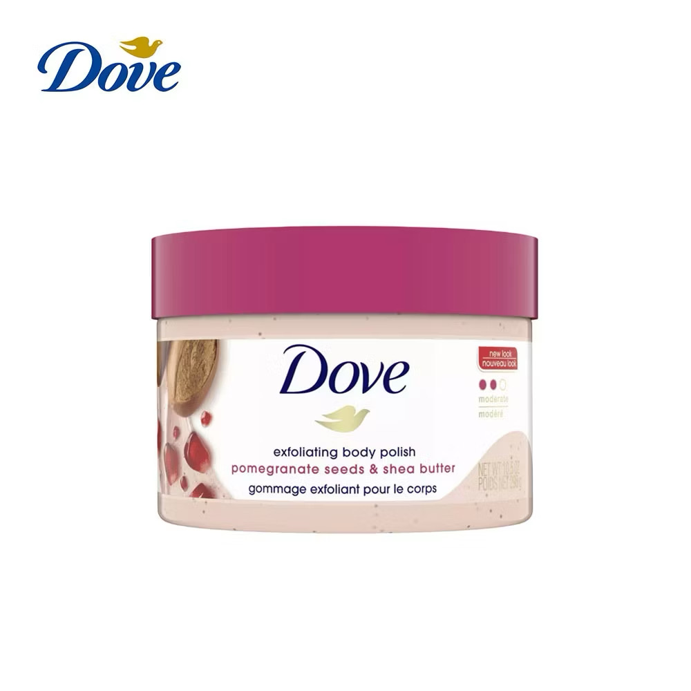 Dove Body Creamy Scrub Exfoliating body polish Pomegranate Seed and Shea butter gommage